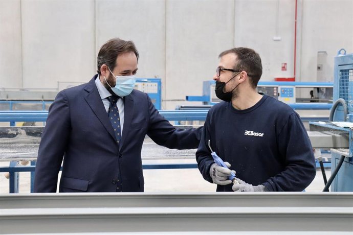 El presidente del PP Paco Núñez en Almansa