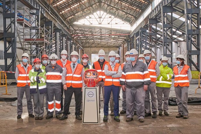 Inicio de las obras de la nueva línea de modelado de Nissan Los Corrales