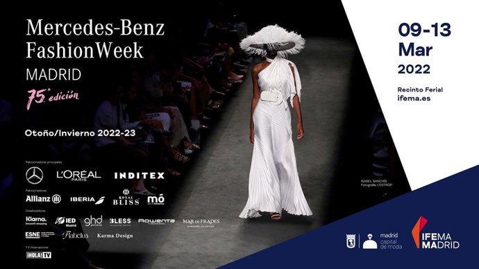 Celebración conmemorativa de la 75 edición de MBFWMadrid