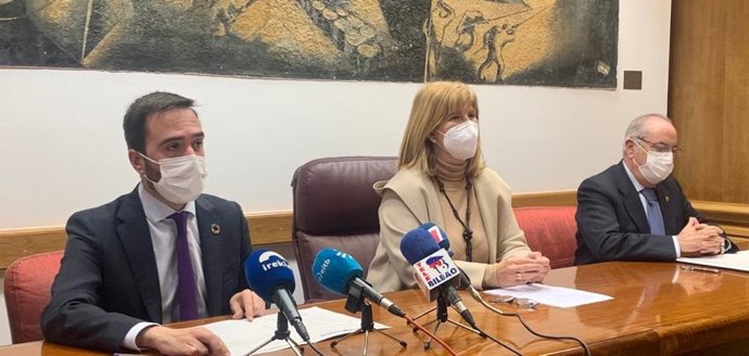 Javier Hurtado, Ainhoa Basabe e Iñaki Arriola