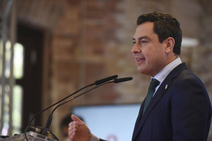 El presidente de la Junta de Andalucía, Juanma Moreno.