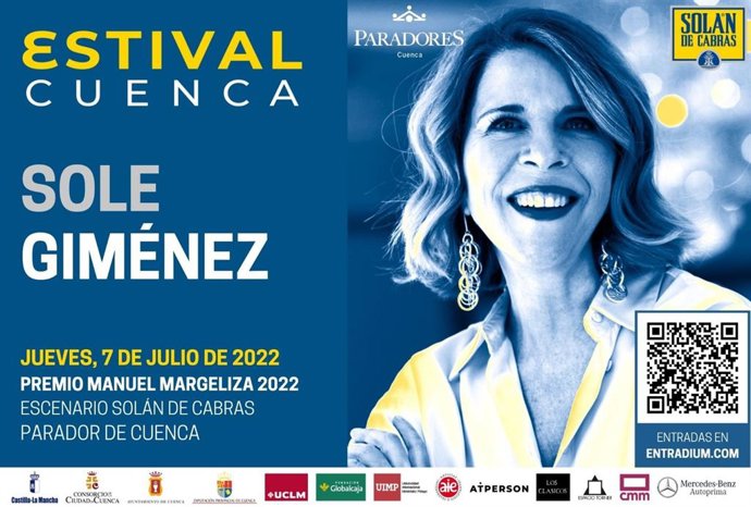 La cantante Sole Giménez recibirá el Premio Manuel Margeliza 2022 en Estival Cuenca