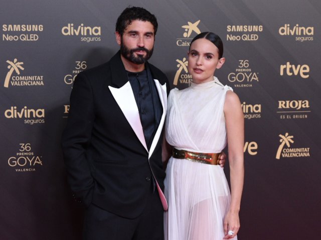 Álex García y Verónica Echegui en la gala de los Goya