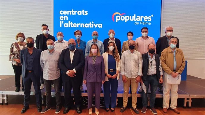 Reunión del comité ejecutivo de la Junta Territorial del PP de Palma.