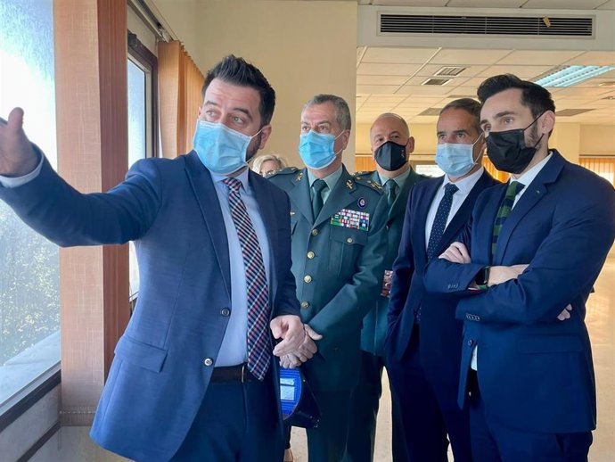 El secretario de Estado de Seguridad, Rafael Pérez, durante su visita a Cádiz.