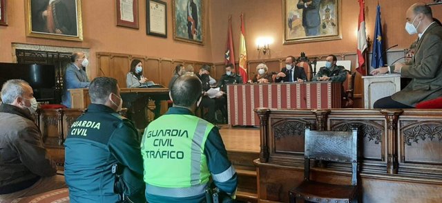Reunión de la Junta Local de Seguridad de Ciudad Rodrigo (Salamanca)