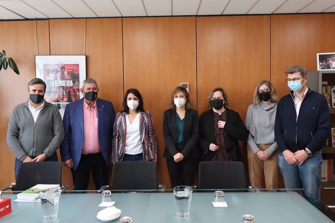 Reunión de UPA con representantes del PSOE