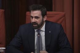 El secretario general de Economía y Hacienda de la Generalitat, Jordi Cabrafiga, en comisión parlamentaria este miércoles