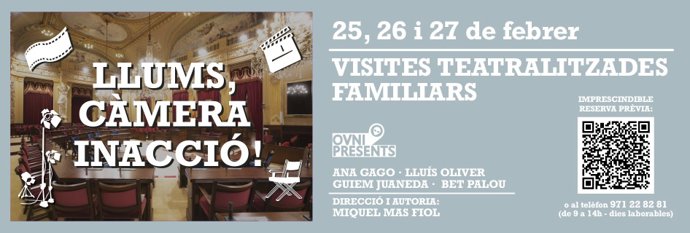 El Parlament organiza visitas teatralizadas.