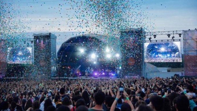Imatge d'una edició anterior del Festival Canet Rock