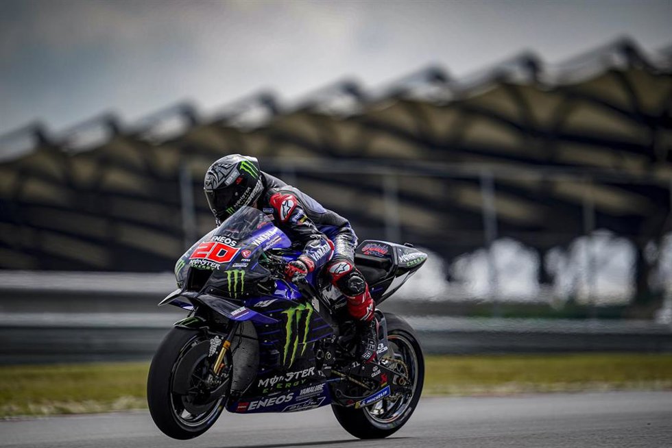 Fabbio Quartararo en los test de Sepang.