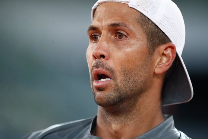 Archivo - Fernando Verdasco of Spain in action during his Men's Singles match, round of 64, against Cristian Garin of Chile on the ATP Masters 1000 - Mutua Madrid Open 2021 at La Caja Magica on May 3, 2021 in Madrid, Spain.