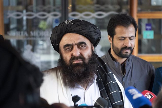 El ministro de Exteriores de las autoridades instauradas por los talibán en Afganistán, Amir Jan Muttaqi