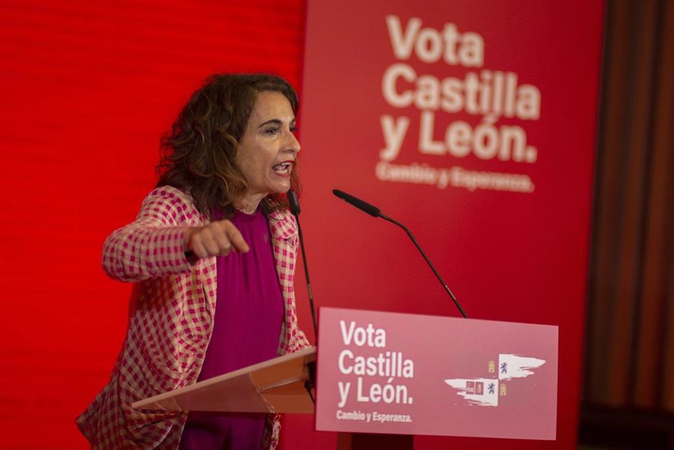 La ministra de Hacienda, María Jesús Montero.