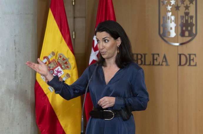La portavoz del Grupo Parlamentario de Vox, Rocío Monasterio.