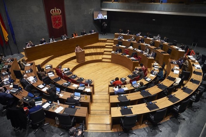 Imagen de archivo del pleno del Parlamento.