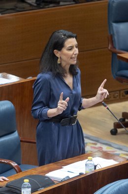 La portavoz del Grupo Parlamentario de Vox, Rocío Monasterio