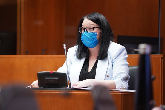 La portavoz de Cs en Villanueva de Gállego, Elisa Sacacia