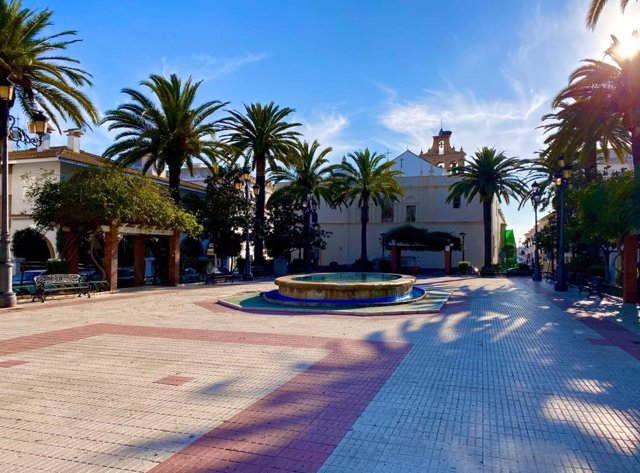 Archivo - Plaza de España de Lepe.