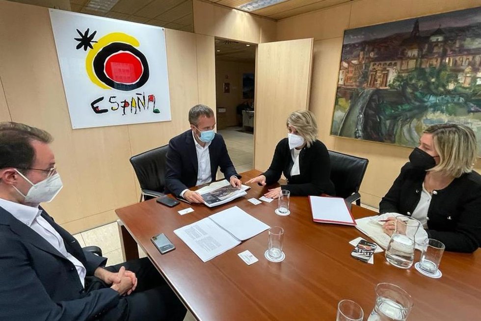 Visita de Noelia Arroyo a Turespaña