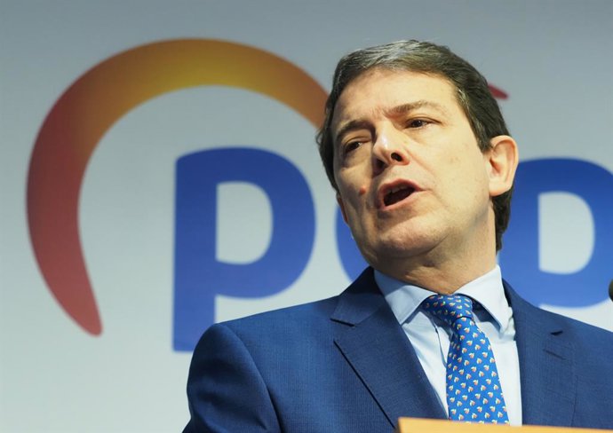 El candidat popular a la presidncia de la Junta de Castella i Lleó, Alfonso Fernández Mañueco