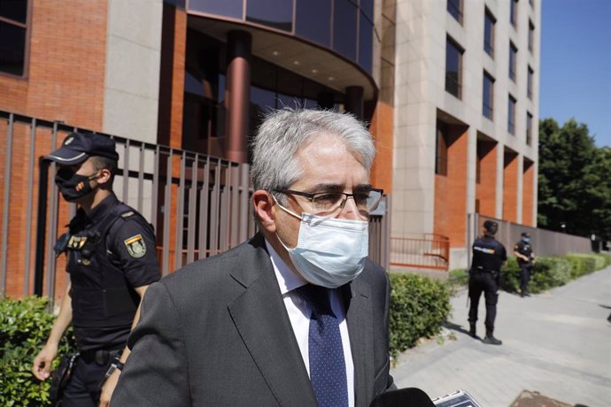 Archivo - El coordinador de defensa de los exconsejeros del PDeCAT y exconsejero de Presidencia, Francesc Homs, a su llegada al Tribunal de Cuentas, a 30 de junio de 2021, en Madrid.