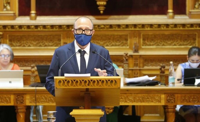 El portavoz del PSIB en el Consell, Andreu Alcover.