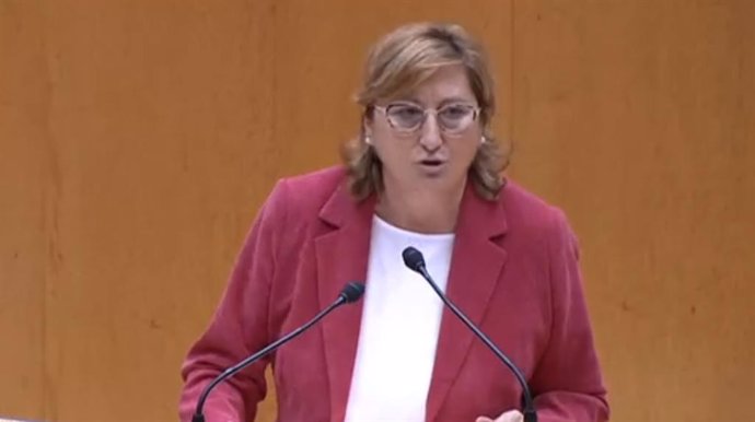 La senadora del PP por la provincia de Teruel, Carmen Pobo, ha reclamado al Gobierno de España y a Correos que aseguren la presencia de cajeros en el medio rural.