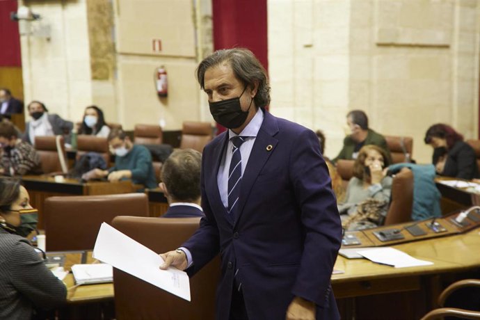 Archivo - El parlamentario andaluz de Vox Benito Morillo, en una foto de archivo.