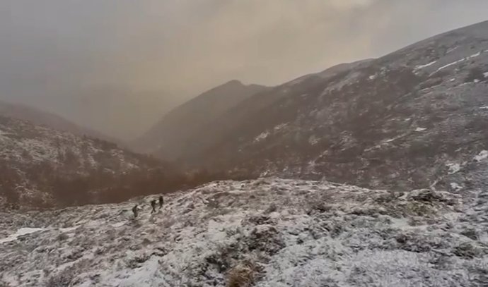 Tareas de búsqueda de un corredor de montaña desaparecido en Picos
