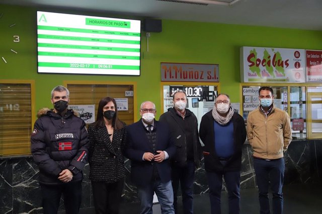 Visita a la estación de autobuses.