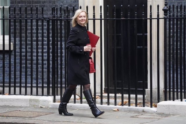 Archivo - La ministra de Exteriores británica, Liz Truss.
