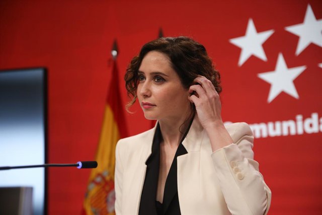 La presidenta de la Comunitat de Madrid, Isabel Díaz Ayuso