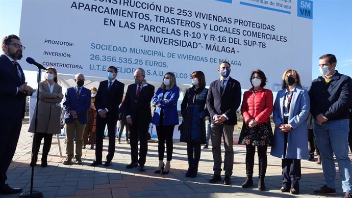 PSOE destaca "esfuerzo inversor" de Gobierno en vivienda tras financiar el 85% de las construidas en Málaga