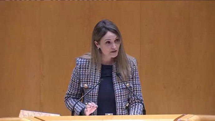 La senadora de Cs por designación autonómica y diputada provincial en Huelva, María Ponce.