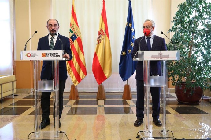El presidente del COE subraya que "se ha avanzado mucho" en la candidatura conjunta de Aragón y Cataluña para los JJOO.