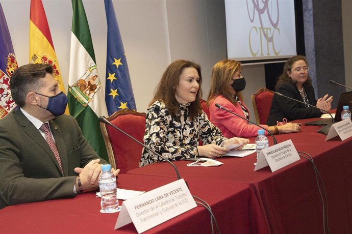 Inmacualada Silas interviene en la inauguración del VIII Congreso Internacional de Turismo Cultural.