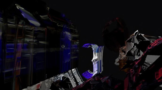 Archivo - Primer proyecto colaborativo de Elías Merino y Sergio Millán, 'Heterotopies', a exposición en el Centro de Cultura Antiguo Instituto de Gijón, en el marco del L.E.V. Festival, en 2021