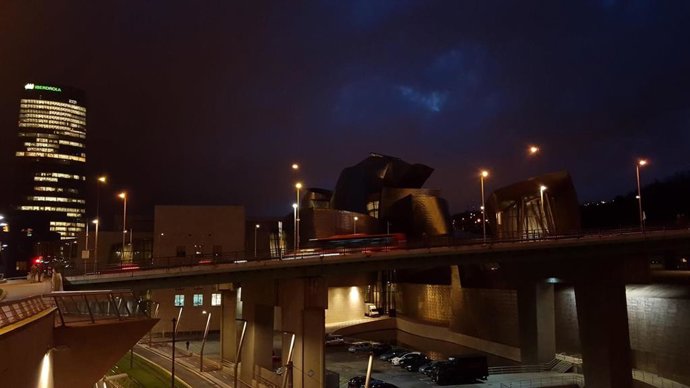 Gautxori circulando por Bilbao.