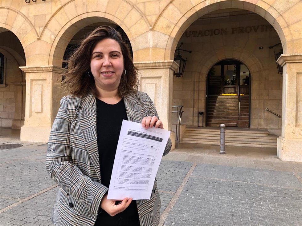 La diputada de Desarrollo Territorial, María Ariño.