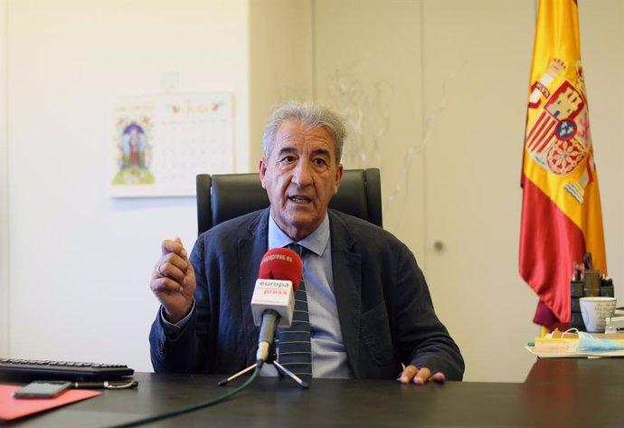 Archivo - El Fiscal de Sala Coordinador de Menores, Eduardo Esteban, durante una entrevista para Europa Press, a 10 de junio de 2021, en Madrid (España).