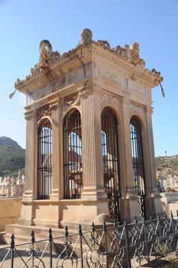 Panteón de Manuel Picó y Juan Crespo, en Cartagena, uno de los monumentos que ha ingresado en la lista roja del patrimonio de Hispania Nostra