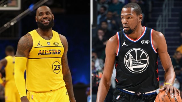 LeBron James y Kevin Durant, capitanes de los equipos del All Star 2022