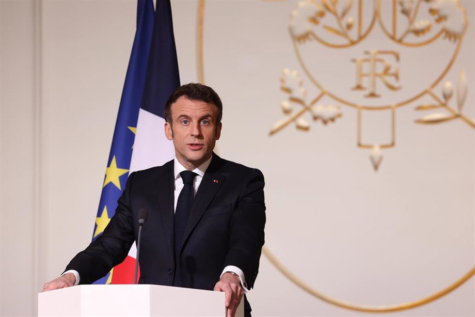 El presidente de Francia, Emmanuel Macron