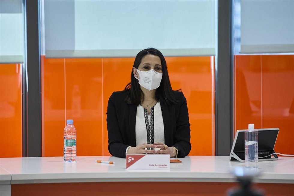 La líder de Cs, Inés Arrimadas