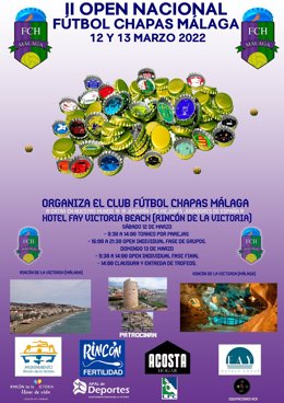 Rincón de la Victoria acoge el II Open Nacional de Fútbol Chapas en marzo con casi un centenar de jugadores