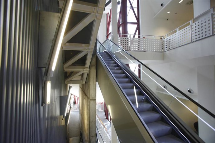 Interior del IAACC Pablo Serrano.