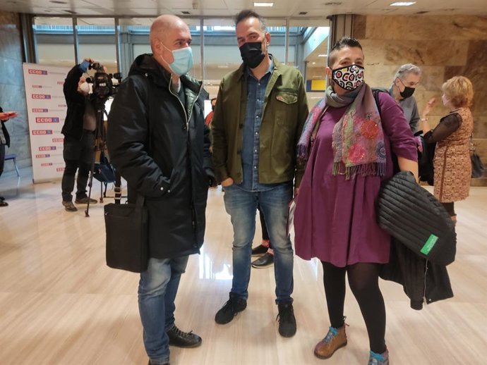 El secretario general de CCOO, Unai Sordo participa en un acto del sindicato bajo el epígrafe 'Ahora sí. Diálogo social con acuerdos por un futuro con derechos'.