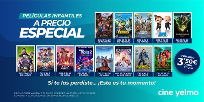 Arranca en las salas de Cine Yelmo un ciclo infantil con los grandes estrenos familiares