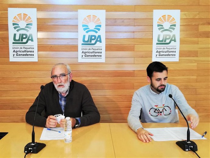 Eusebio Fernández y Néstor Alcolea, de UPA